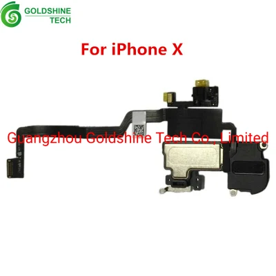 iPhone X用の卸売フロントライトセンサーイヤホンイヤホンスピーカーフレックスケーブルリボン
